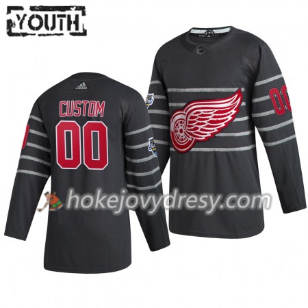 Dětské Hokejový Dres Detroit Red Wings Custom  Šedá Adidas 2020 NHL All-Star Authentic